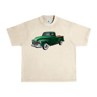 Sandshell western green truck right 34 view Urban Heavy Tee - FaDigitalArtStudio