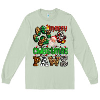 Matcha merry christmas paws with santa Long Sleeve Tee - AdoDesignShop