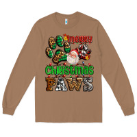 Toasted Coconut merry christmas paws with santa Long Sleeve Tee - AdoDesignShop