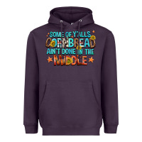 Plum some of yalls cornbread aint done in the middle Heavyweight Hoodie - NancyCooperArtShop