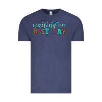 Vintage Denim waiting on rest day Vintage Tee - HRA Design Shop