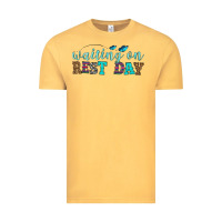 Vintage Mustard waiting on rest day Vintage Tee - HRA Design Shop