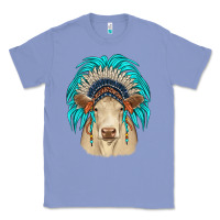 Colony Blue charolais indian headdress Classic Tee - JahusDesignShop