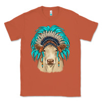 Copper charolais indian headdress Classic Tee - JahusDesignShop
