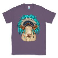 Lavender charolais indian headdress Classic Tee - JahusDesignShop