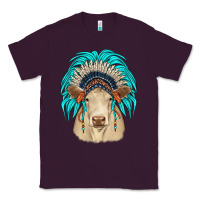 Plum charolais indian headdress Classic Tee - JahusDesignShop