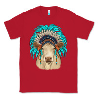 Red charolais indian headdress Classic Tee - JahusDesignShop