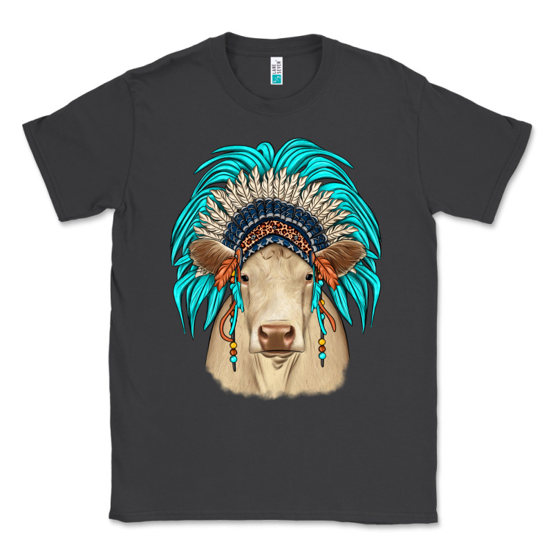 Charolais Indian Headdress Classic Tee by JahusDesignShop | Teevron