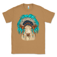 Toasted Coconut charolais indian headdress Classic Tee - JahusDesignShop