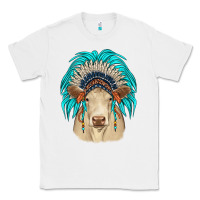 White charolais indian headdress Classic Tee - JahusDesignShop