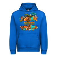 Cobalt pumpkin nurse Urban Hoodie - NancyCooperArtShop
