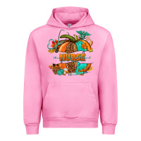 Fuchsia Pink pumpkin nurse Urban Hoodie - NancyCooperArtShop