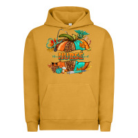 Pigment Peanut Butter pumpkin nurse Urban Hoodie - NancyCooperArtShop