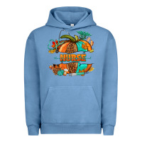 Pigment Pebble Blue pumpkin nurse Urban Hoodie - NancyCooperArtShop