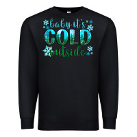 Black baby its cold outside Premium Sweatshirt - NancyCooperArtShop