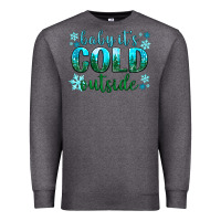 Charcoal Heather baby its cold outside Premium Sweatshirt - NancyCooperArtShop
