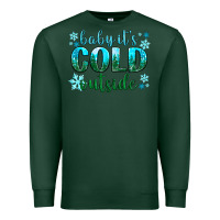 Sports Green baby its cold outside Premium Sweatshirt - NancyCooperArtShop