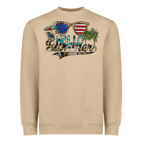Mushroom hello summer Heavyweight Sweatshirt - SublimationCraftShop