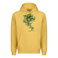Antique Gold Golden Pothos Premium Hoodie - LillyAllenDesigns