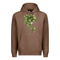 Chestnut Golden Pothos Premium Hoodie - LillyAllenDesigns