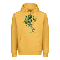 Mustard Golden Pothos Premium Hoodie - LillyAllenDesigns