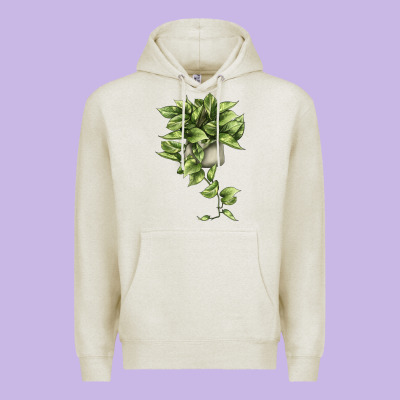 Golden Pothos Premium Hoodie Designed By Lillyallendesigns