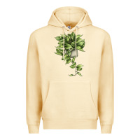 Pina Colada Golden Pothos Premium Hoodie - LillyAllenDesigns