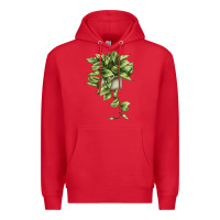 Red Golden Pothos Premium Hoodie - LillyAllenDesigns