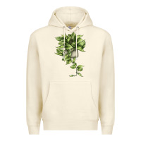 Sandshell Golden Pothos Premium Hoodie - LillyAllenDesigns