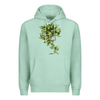 Seafoam Golden Pothos Premium Hoodie - LillyAllenDesigns