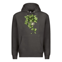 Smoke Golden Pothos Premium Hoodie - LillyAllenDesigns