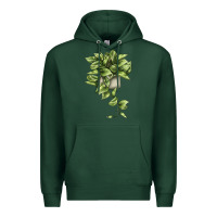 Sports Green Golden Pothos Premium Hoodie - LillyAllenDesigns