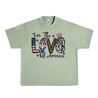 Oil Green for the lovee of america gnome Urban Heavy Tee - CowhideDigitalArt
