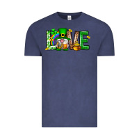 Vintage Denim Love st. patricks day Vintage Tee - Neo Western