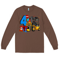 Chestnut forklift birthday four Long Sleeve Tee - Artiststas