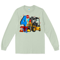 Matcha forklift birthday four Long Sleeve Tee - Artiststas