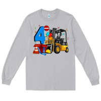 Moon Dust forklift birthday four Long Sleeve Tee - Artiststas