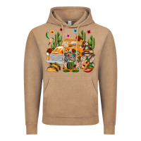 Vintage Coffee Mexican Gnome Truck Vintage Hoodie - texasbilliewilder