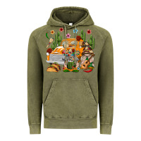 Vintage Olive Mexican Gnome Truck Vintage Hoodie - texasbilliewilder