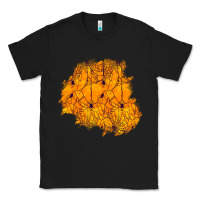 Black halloween patch Classic Tee - BundleAndBundleShop