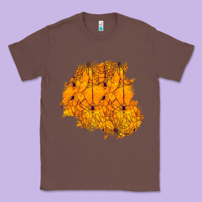 Halloween Patch Classic Tee Designed By Bundleandbundleshop