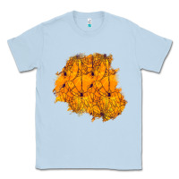 Dusty Blue halloween patch Classic Tee - BundleAndBundleShop
