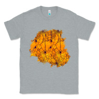 Heather Grey halloween patch Classic Tee - BundleAndBundleShop
