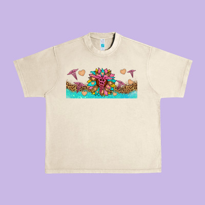 Nurse Sunflower Libbey Glass Urban Heavy Tee Designed By Hra Design Shop