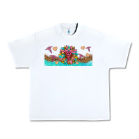 White nurse sunflower libbey glass Urban Heavy Tee - HRA Design Shop