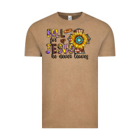 Vintage Coffee fall for jesus he never leaves Vintage Tee - CowhideDigitalArt