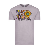 Vintage Zinc fall for jesus he never leaves Vintage Tee - CowhideDigitalArt