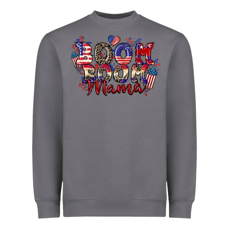 Boom Boom Mama 4th Of July Heavyweight Sweatshirt by CowGirlArtShop | Teevron