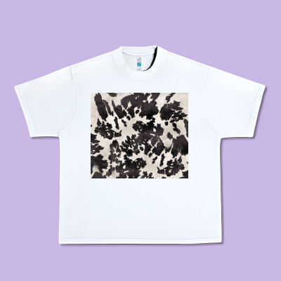 Black And White Cowhide Tumbler Urban Heavy Tee Designed By Barkaloodesign