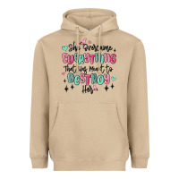 Mushroom she overcame everything that was meant to destroy Heavyweight Hoodie - MaliasSmallBusiness